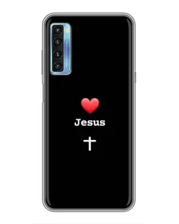 Чохол для TCL 20L з картинкою «Серце - Jesus» Чохол для TCL 20L з картинкою «Серце - Jesus»