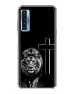 Чохол для TCL 20L з картинкою «Лев та Хрест» Чохол для TCL 20L з картинкою «Лев та Хрест»