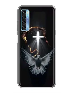 Чохол для TCL 20L з картинкою «Голуб та Світло»