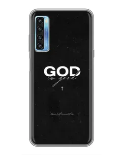 Чохол для TCL 20L з картинкою «GOD — Бог над усім»