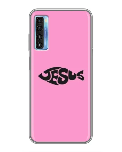 Чохол для TCL 20L з картинкою «Рожевий символ Jesus» Чохол для TCL 20L з картинкою «Рожевий символ Jesus»
