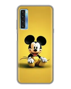 Чохол для TCL 20L з картинкою «Міккі на жовтому»