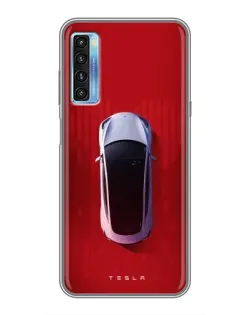 Чохол для TCL 20L з картинкою «Tesla Top View» Чохол для TCL 20L з картинкою «Tesla Top View»
