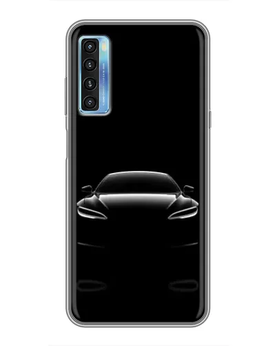 Чохол для TCL 20L з картинкою «Силует Tesla Night»