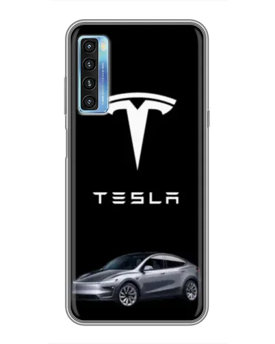 Чохол для TCL 20L з картинкою «Tesla Model Y»