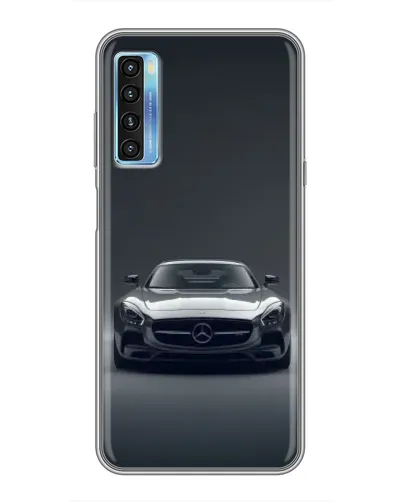 Чехол для TCL 20L с картинкой «Mercedes на черном» Чехол для TCL 20L с картинкой «Mercedes на черном»