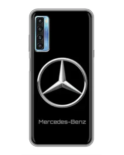 Чохол для TCL 20L з картинкою «Mercedes Silver Logo»