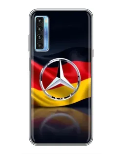 Чохол для TCL 20L з картинкою «Mercedes — прапор Німеччини»