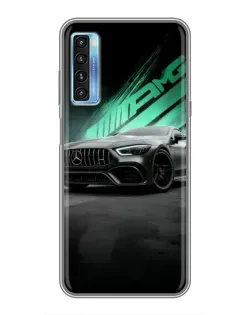 Чохол для TCL 20L з картинкою «Темний Mercedes AMG»