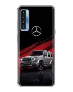 Чохол для TCL 20L з картинкою «Mercedes G-Class червоний»