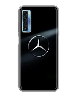 Чохол для TCL 20L з картинкою «Mercedes на металі»