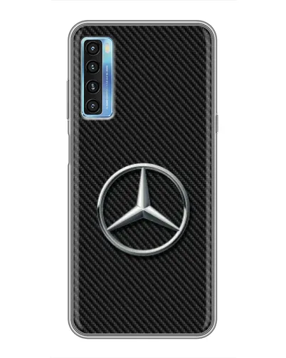 Чохол для TCL 20L з картинкою «Карбоновий Mercedes стиль» Чохол для TCL 20L з картинкою «Карбоновий Mercedes стиль»