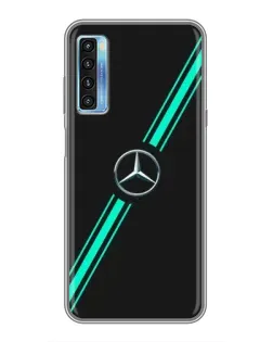 Чохол для TCL 20L з картинкою «Спортивні лінії Mercedes»