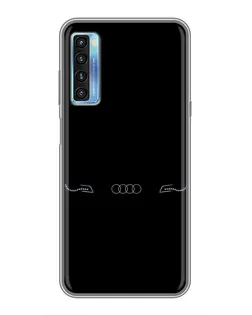 Чохол для TCL 20L з картинкою «Audi — світловий підпис» Чохол для TCL 20L з картинкою «Audi — світловий підпис»