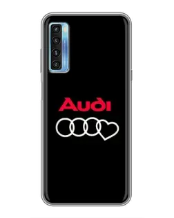 Чохол для TCL 20L з картинкою «Логотип Audi Heart» Чохол для TCL 20L з картинкою «Логотип Audi Heart»