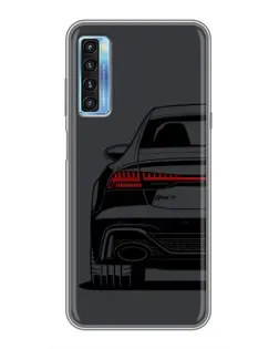 Чохол для TCL 20L з картинкою «Задня частина Audi — арт»