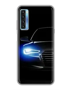 Чохол для TCL 20L з картинкою «Неоновий погляд Audi»
