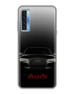 Чохол для TCL 20L з картинкою «Audi — градієнтний контур»