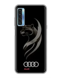Чохол для TCL 20L з картинкою «Графіка — пантера та Audi»