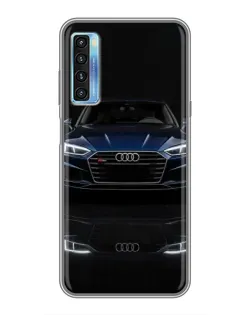 Чохол для TCL 20L з картинкою «Audi — нічне відображення»