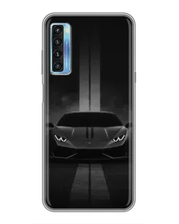 Чохол для TCL 20L з картинкою «Lamborghini симетрія доріг»