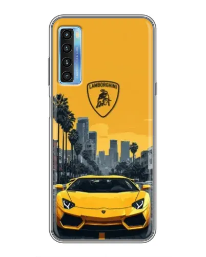 Чохол для TCL 20L з картинкою «Жовтий Lamborghini місто» Чохол для TCL 20L з картинкою «Жовтий Lamborghini місто»