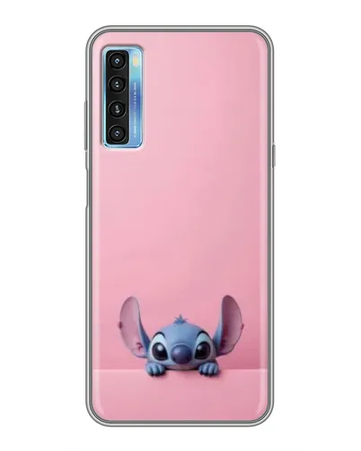 Чехол для TCL 20L с картинкой «Stitch выглядывает»