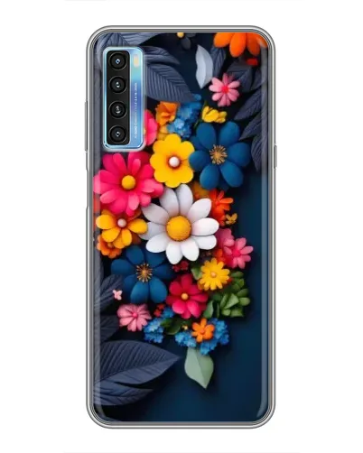 Чохол для TCL 20L з картинкою «Квіткова феєрія»