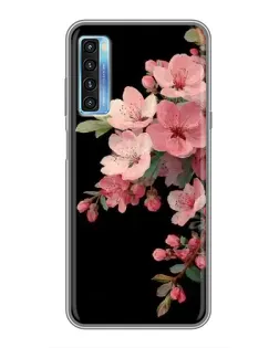 Чохол для TCL 20L з картинкою «Рожева гілка сакури» Чохол для TCL 20L з картинкою «Рожева гілка сакури»