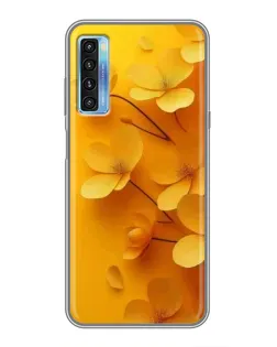 Чохол для TCL 20L з картинкою «Золоті пелюстки» Чохол для TCL 20L з картинкою «Золоті пелюстки»
