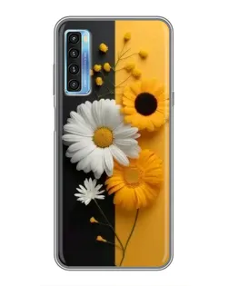Чохол для TCL 20L з картинкою «Соняшник та ромашка» Чохол для TCL 20L з картинкою «Соняшник та ромашка»