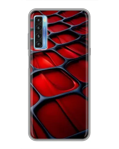 Чохол для TCL 20L з картинкою «Червона глянцева сітка» Чохол для TCL 20L з картинкою «Червона глянцева сітка»