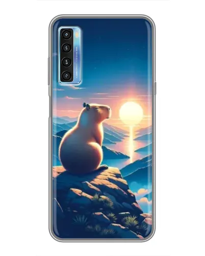 Чохол для TCL 20L з картинкою «Захід сонця з капібарою» Чохол для TCL 20L з картинкою «Захід сонця з капібарою»