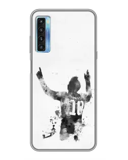 Чохол для TCL 20L з картинкою «Messi ART»
