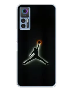 Чехол для TCL 30 Plus с картинкой «Jordan Gradient Logo»