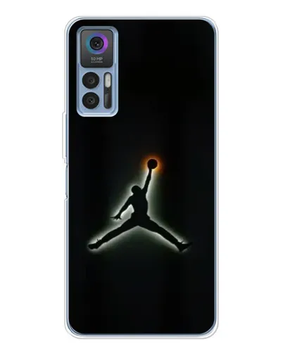 Чехол для TCL 30 Plus с картинкой «Jordan Gradient Logo»