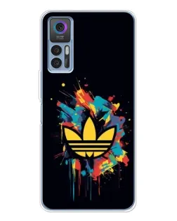Чехол для TCL 30 Plus с картинкой «Adidas Splash»