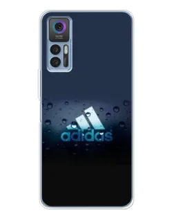 Чехол для TCL 30 Plus с картинкой «Adidas Water Drops»