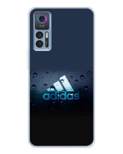 Чехол для TCL 30 Plus с картинкой «Adidas Water Drops»