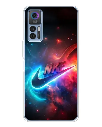 Чехол для TCL 30 Plus с картинкой «Огненный логотип Nike» Чехол для TCL 30 Plus с картинкой «Огненный логотип Nike»
