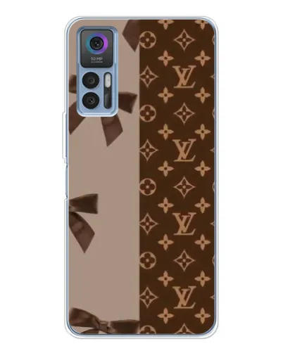 Чехол для TCL 30 Plus с картинкой «Louis Vuitton — банты»