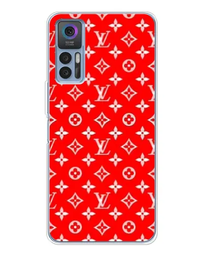 Чехол для TCL 30 Plus с картинкой «Яркий паттерн LV»