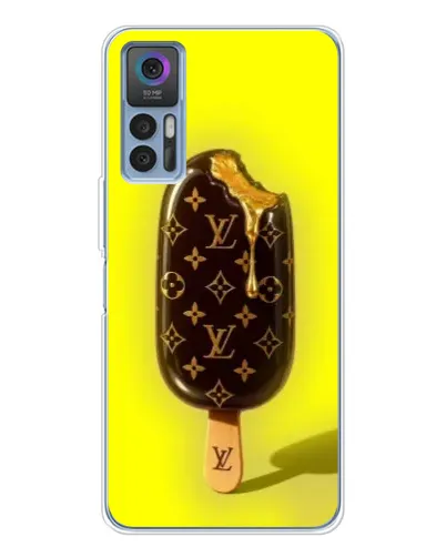 Чехол для TCL 30 Plus с картинкой «Мороженое от LV»