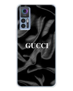 Чехол для TCL 30 Plus с картинкой «Gucci — шелковые волны»