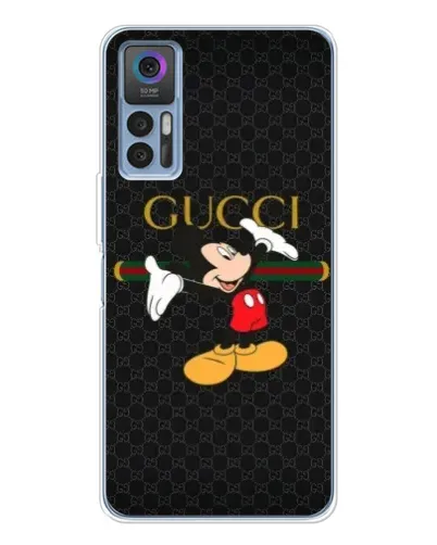 Чехол для TCL 30 Plus с картинкой «Микки Маус Gucci»