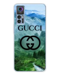 Чехол для TCL 30 Plus с картинкой «Gucci — горный пейзаж»
