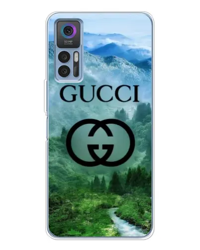 Чехол для TCL 30 Plus с картинкой «Gucci — горный пейзаж»
