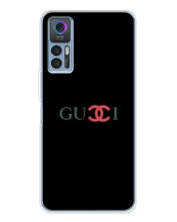Чехол для TCL 30 Plus с картинкой «Gucci — красный градиент»