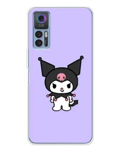 Чехол для TCL 30 Plus с картинкой «Kuromi — нежный фиолетовый»