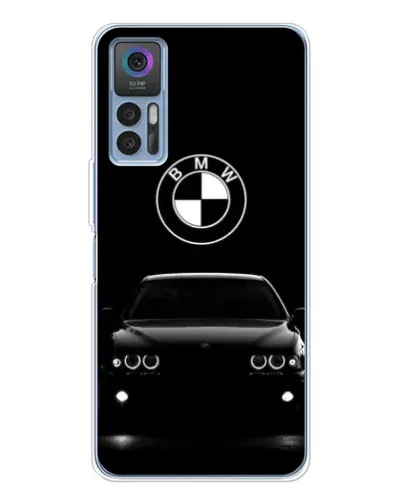 Чехол для TCL 30 Plus с картинкой «BMW — взгляд из темноты»